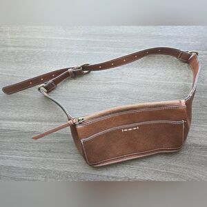 Universal Thread brown leather fanny pack